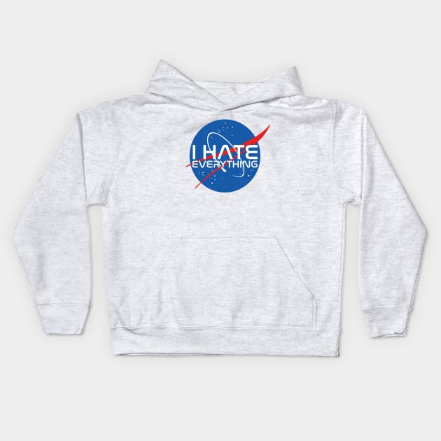 I hate everything Kids Hoodie by Melonseta